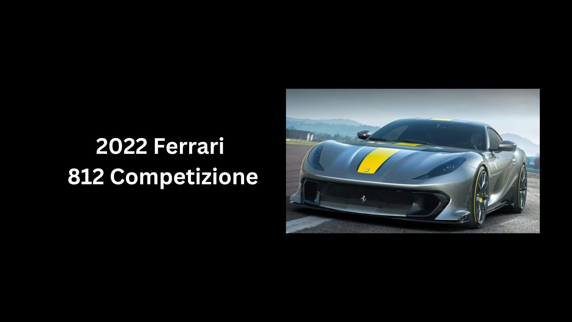 2022 Ferrari 812 Competizione