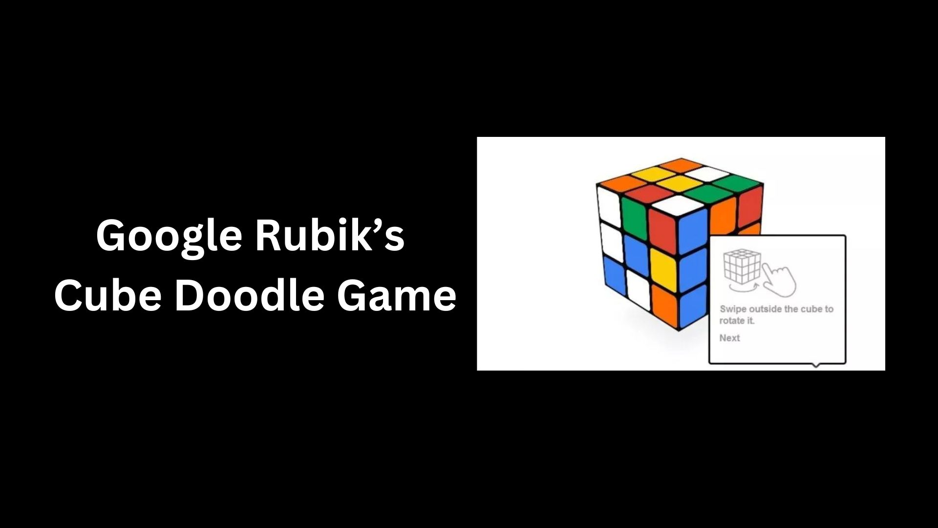 Google Rubik’s Cube Doodle Game