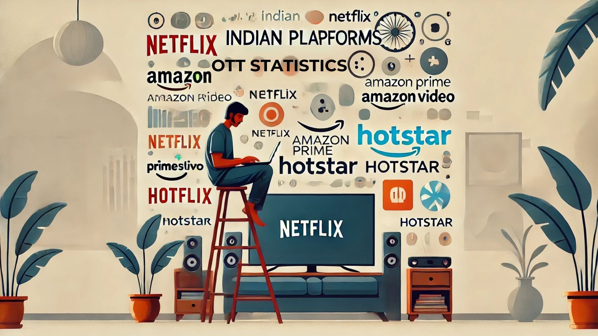 Indian OTT Platforms Statistics By Demographics, Marketing, Regulations, Revenue and Subscription Rate