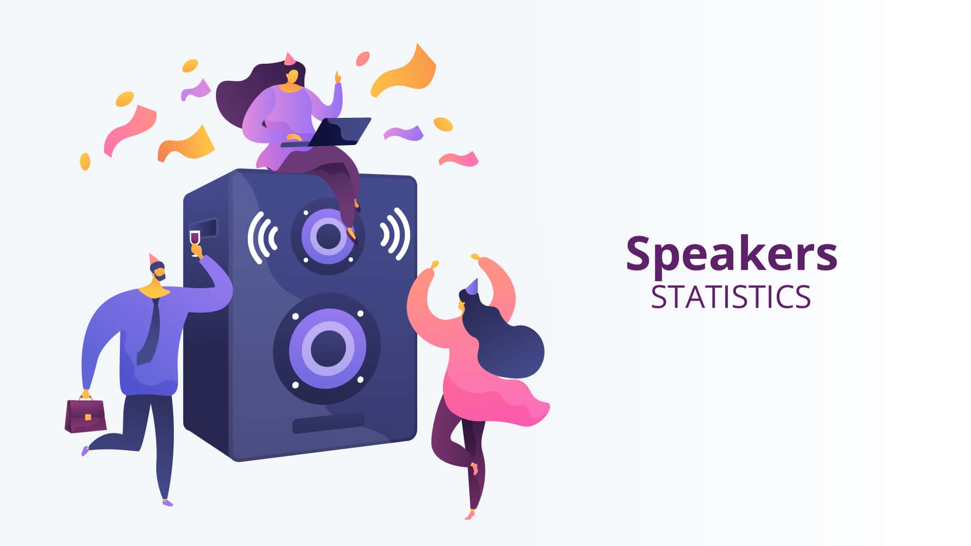 Speakers Statistics By Sales, Brands and Usage