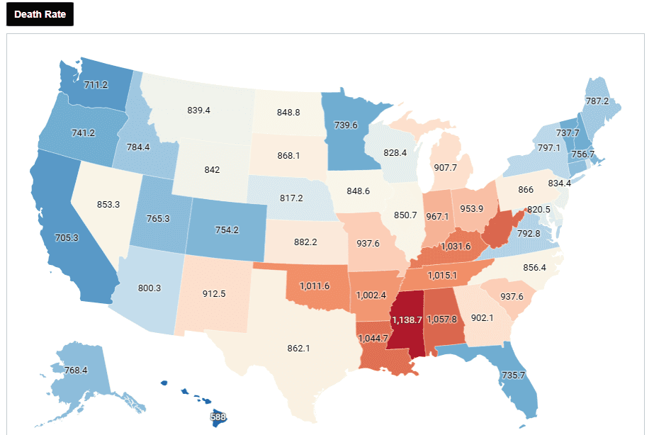 Death-Rate-By-State