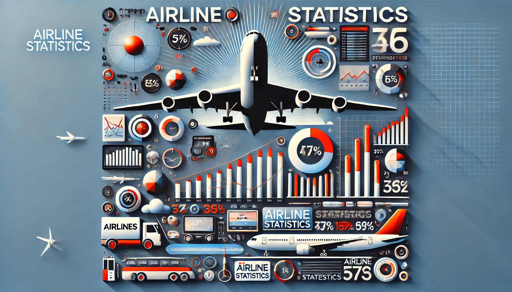 Airline Statistics By Flights Market By Regions, Top Brands By Brand Awareness, Flight Bookings By Brands And Travel Product Bookings