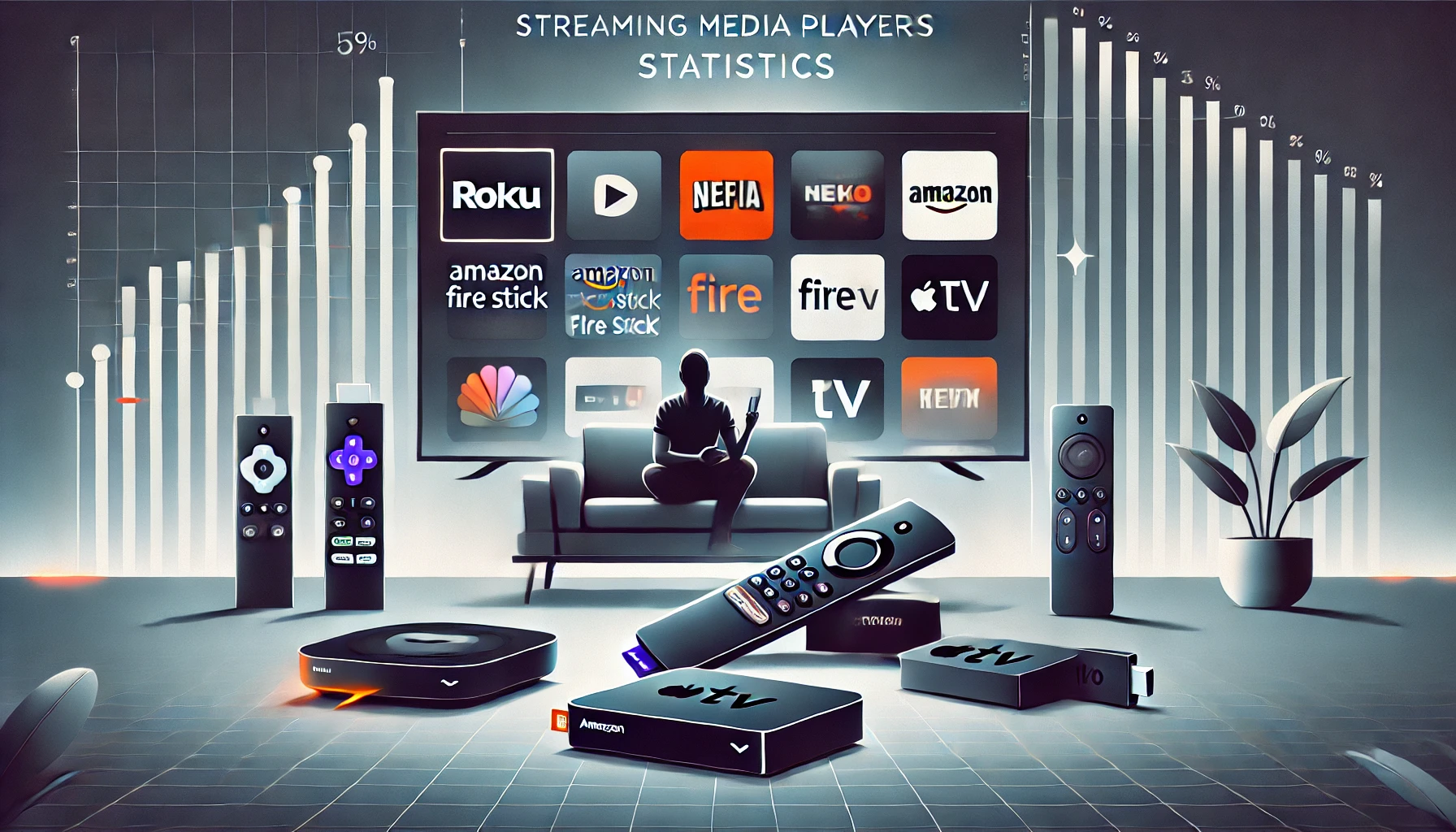 Streaming Media Players Statistics By Manufacturer and Shipment