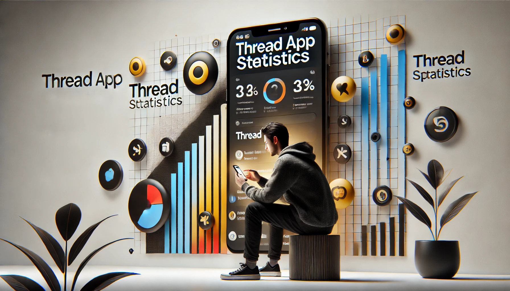 Thread App Statistics By Features, Engagement, Users, Revenue, Demographics, Regions and Key Events